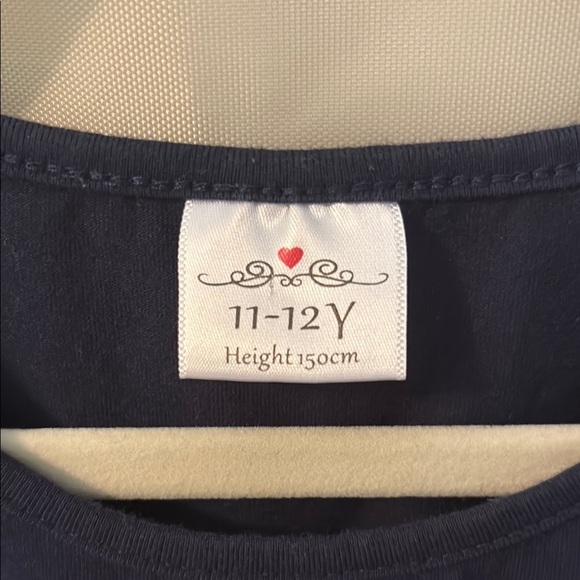 Navy Blue Long Sleeve Casual Dress - Picture 2 of 5